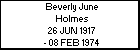 Beverly June Holmes