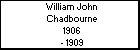 William John Chadbourne