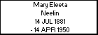 Mary Eleeta Neelin