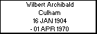 Wilbert Archibald Culham