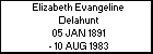 Elizabeth Evangeline Delahunt