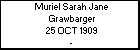 Muriel Sarah Jane Grawbarger
