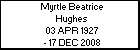 Myrtle Beatrice Hughes