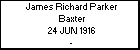 James Richard Parker Baxter