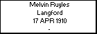 Melvin Ruyles Langford