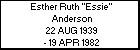Esther Ruth 