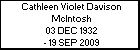 Cathleen Violet Davison McIntosh