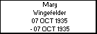 Mary Wingefelder