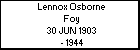 Lennox Osborne Foy