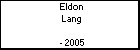 Eldon Lang