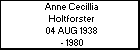 Anne Cecillia Holtforster