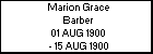 Marion Grace Barber