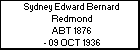 Sydney Edward Bernard Redmond