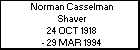 Norman Casselman Shaver