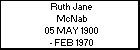 Ruth Jane McNab