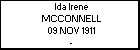 Ida Irene MCCONNELL
