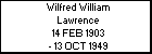 Wilfred William Lawrence