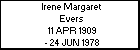 Irene Margaret Evers