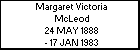 Margaret Victoria McLeod