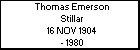 Thomas Emerson Stillar