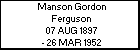 Manson Gordon Ferguson