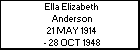 Ella Elizabeth Anderson