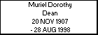 Muriel Dorothy Dean