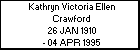 Kathryn Victoria Ellen Crawford