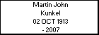 Martin John Kunkel