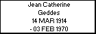 Jean Catherine Geddes