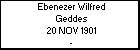 Ebenezer Wilfred Geddes