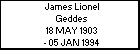 James Lionel Geddes