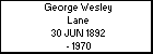 George Wesley Lane