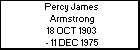 Percy James Armstrong