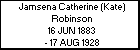 Jamsena Catherine (Kate) Robinson