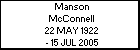 Manson McConnell