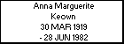 Anna Marguerite Keown