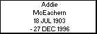 Addie McEachern