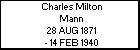 Charles Milton Mann