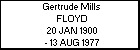 Gertrude Mills FLOYD