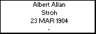 Albert Allan Stroh