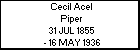 Cecil Acel Piper