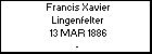 Francis Xavier Lingenfelter