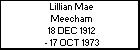 Lillian Mae Meecham