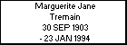 Marguerite Jane Tremain