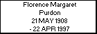 Florence Margaret Purdon
