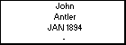 John Antler