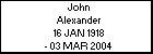 John Alexander