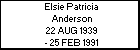 Elsie Patricia Anderson