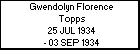 Gwendolyn Florence Topps